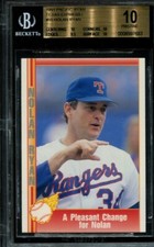 1991 Pacific Nolan Ryan BGS 10 Pristine Texas Express #55