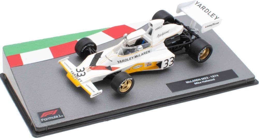 Atlas 1/43 McLaren M23 1974 – Mike Hailwood, Diecast F1 (neuf)