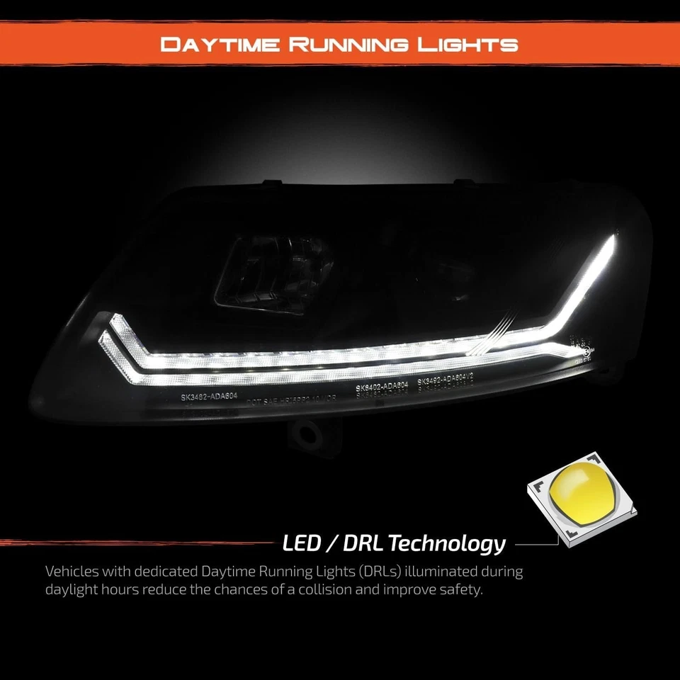 Juego de faros proyectores luces de giro LED secuenciales para Audi A6 2005-2008 Foto 4 de 4