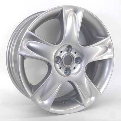 MINI COOPER R50 R52 R53 17 ZOLL SILBER ALUFELGE 7J ET48 KUGELSPEICHE ORIGINAL X1