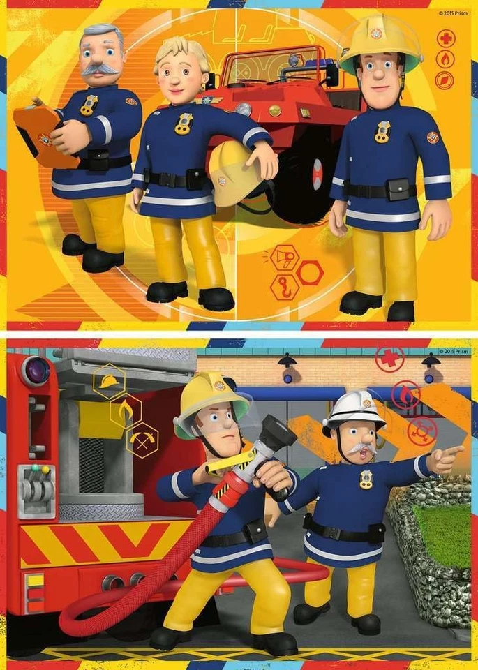 Ravensburger 07584 - Sam Il Pompiere Puzzle 2x12 Pezzi b7Ni - Immagine 3 di 4