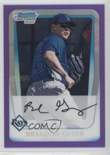 2011 Bowman Chrome Prospects Purple Refractor 576/700 Brandon Guyer #BCP45 h0i