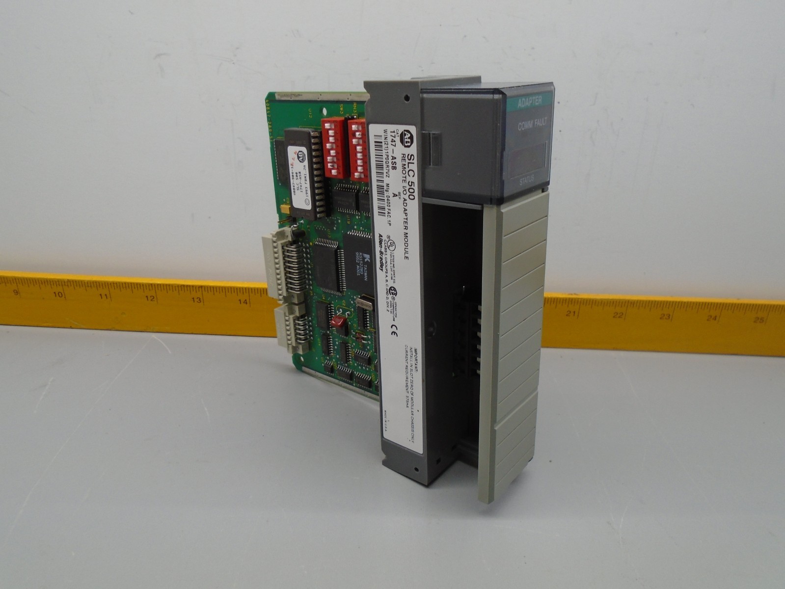 1747-ASB Allen Bradley SLC 500 RIO Remote I/O Adapter 1747ASB W166