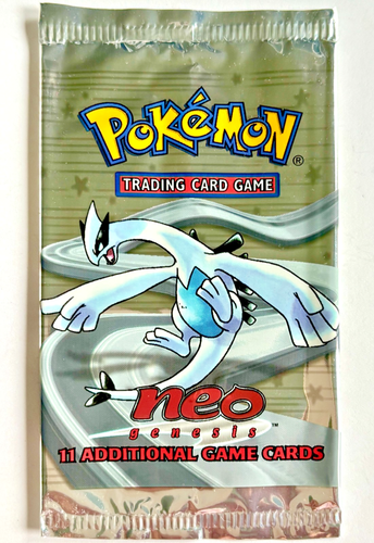Neo Genesis Lugia Unlimited Empty Booster Pack Pokemon M/NM Pack C Clean Open