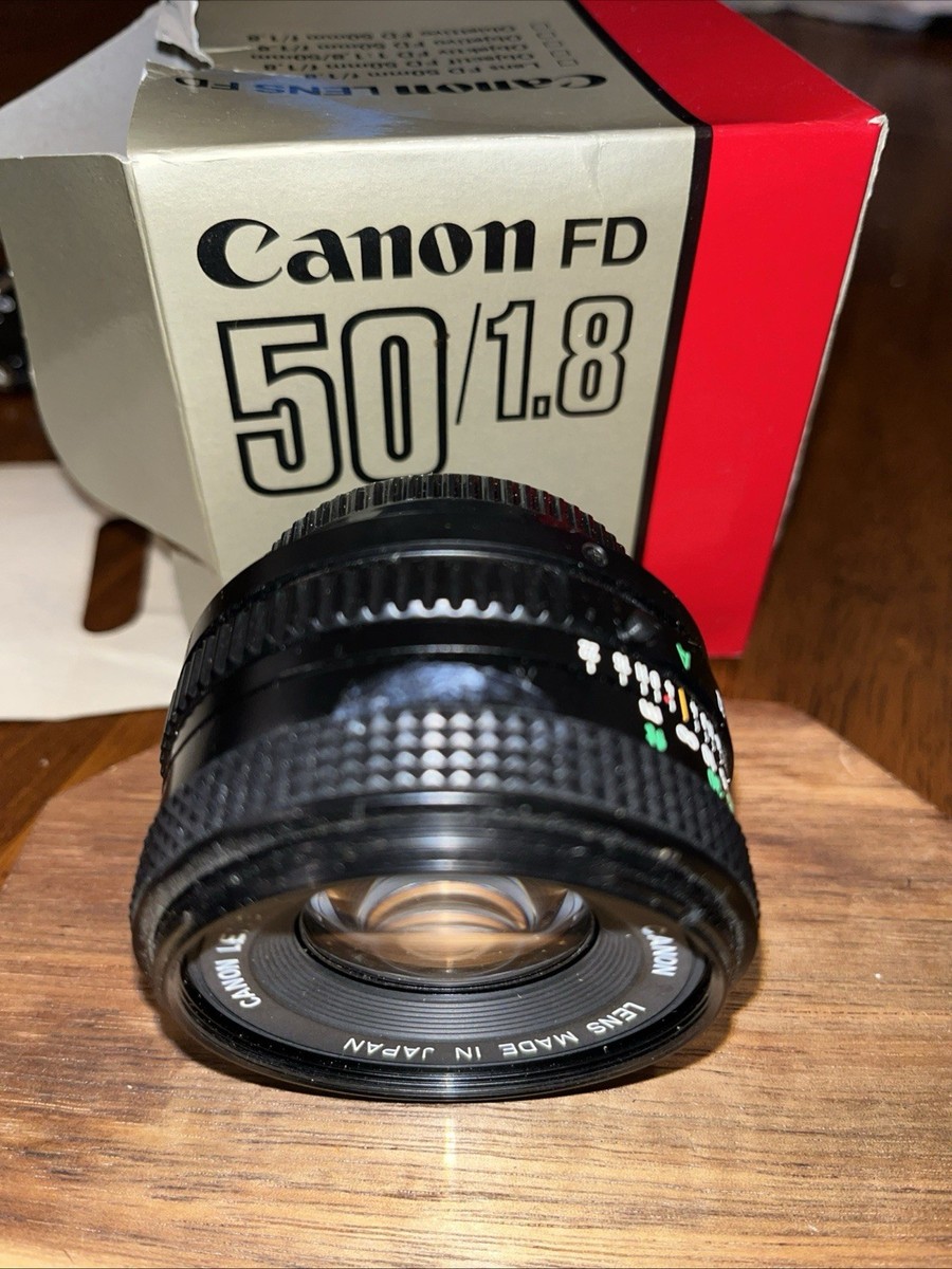 Canon FD 50 1:18 Camera Lens - 35mm Photography Accessory Japan | eBay