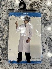 Einstein Lab Coat And Glasses Costume, One Size Child