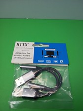 USB to 3.5mm Audio Headphone Jack Adapter 2 Pack, USB to Aux Adapter 3.5mm...