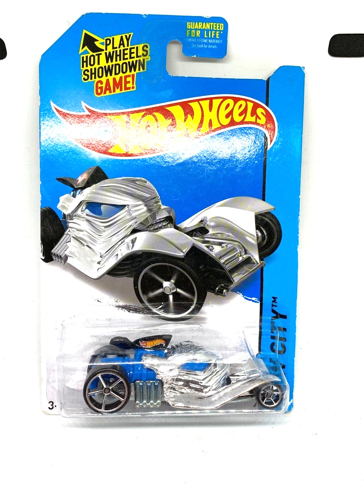  Hot Wheels 2014 HW City Blue & Silver Tomb Up #78/250 - New!