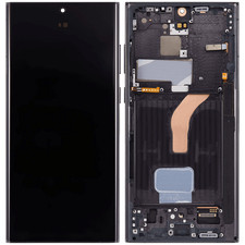 OLED Assembly W/Frame For Galaxy S22 Ultra 5G 120Hz Phantom Black