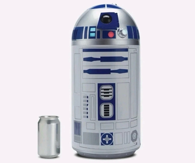 NEW Disney Star Wars R2d2 Mini Fridge Fits 8 12oz Cans