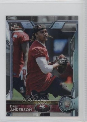 2015 Topps Chrome Mini Rookies Refractor Dres Anderson #169 Rookie RC 7mg