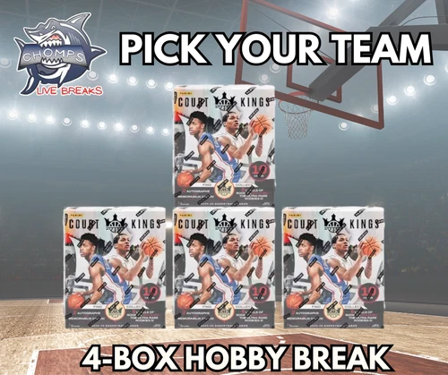 PHILADELPHIA 76ERS 2025/26 Panini Court Kings 4-Box Hobby Break #17