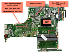 BIOS for HP Pavilion 14, 15, 17-ab Series,- with DA0X21MB6D0 REV: D motherboard