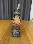 VINTAGE 1964 MARX NUTTY MAD INDIAN W/WAR DRUM PARTS/REPAIR/DECOR JAPAN TOY