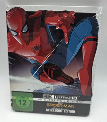 Spider-Man Homecoming 4K UHD Blu-ray Limited Edition Steelbook DEU Blu-ray Neu 