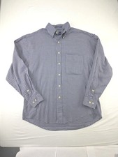 GANT Men's Size Medium Blue Long Sleeve Button Down Dress Shirt Casual Cotton