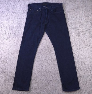 Polo Ralph Lauren Jeans Mens 32x30 Sullivan Slim Fit Stretch Denim Dark Blue