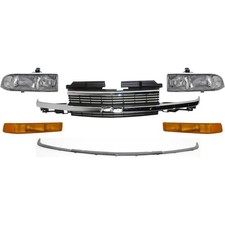 Grille Grill For Chevy S10 Pickup Chevrolet S-10 Blazer 1998-2002