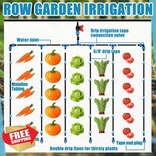 Treela 500ft 5/8" Drip Tape 6" Spacing 8 Mil Irrigation Hose