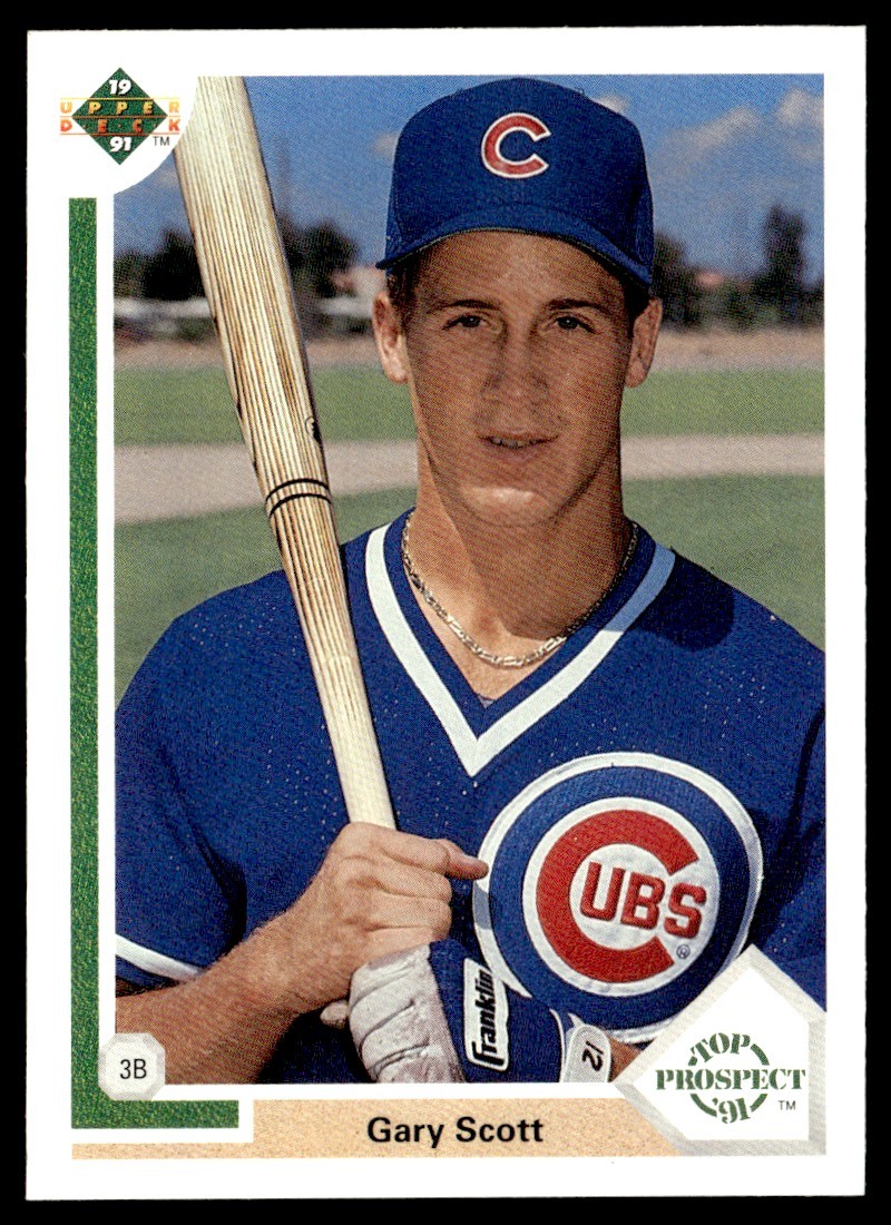 1991 Upper Deck Gary Scott Rookie Chicago Cubs #58