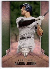 2020 Panini Chronicles #4 Aaron Judge Titanium Green