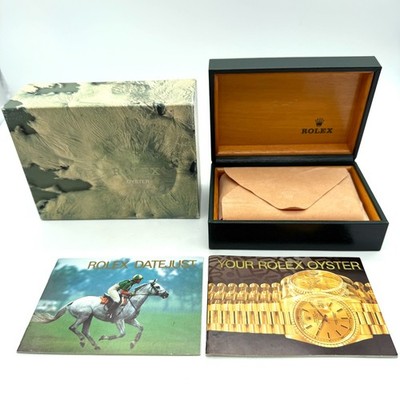 Rolex Box 68.00.2 Datejust Booklet Original Umkarton Farbe Grün