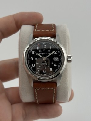 Hamilton Khaki Field H704450 Men's Automatic Watch Leather Strap