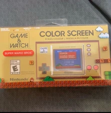 Nintendo Game & Watch Super Mario Bros Color Screen Handheld Console New Sealed