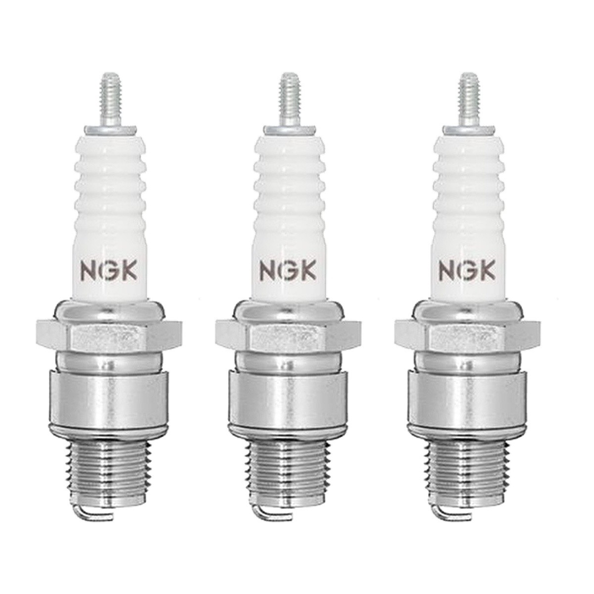 6 Candele di accensione NGK Con Sede Piatta Distanza 1mm per BMW ISETTA - Immagine 7