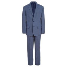 Nautica Big Boys 2-piece. Micro-Texture Suit - Dark Blue 12