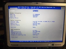 Panasonic Toughbook CF-33 Core i5 6300U 2.4GHz 8GB No HD NO Battery READ