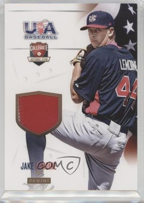 2014 Panini USA Baseball Box Set Jerseys Prime 2/35 Jake Lemoine #2 0f8