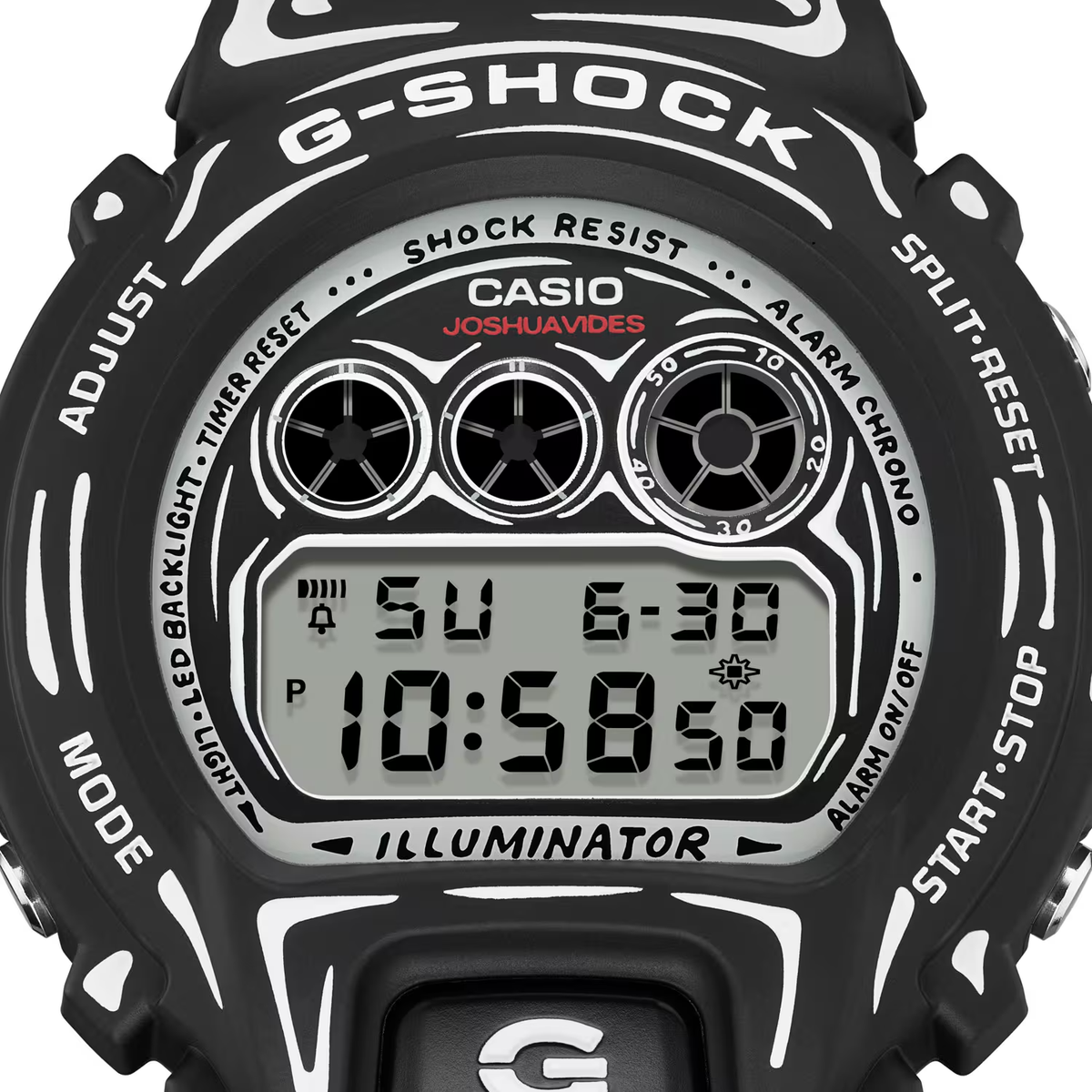 CASIO G-SHOCK DW-6900JV-1JR Joshua Vides Collaboration Model Black
