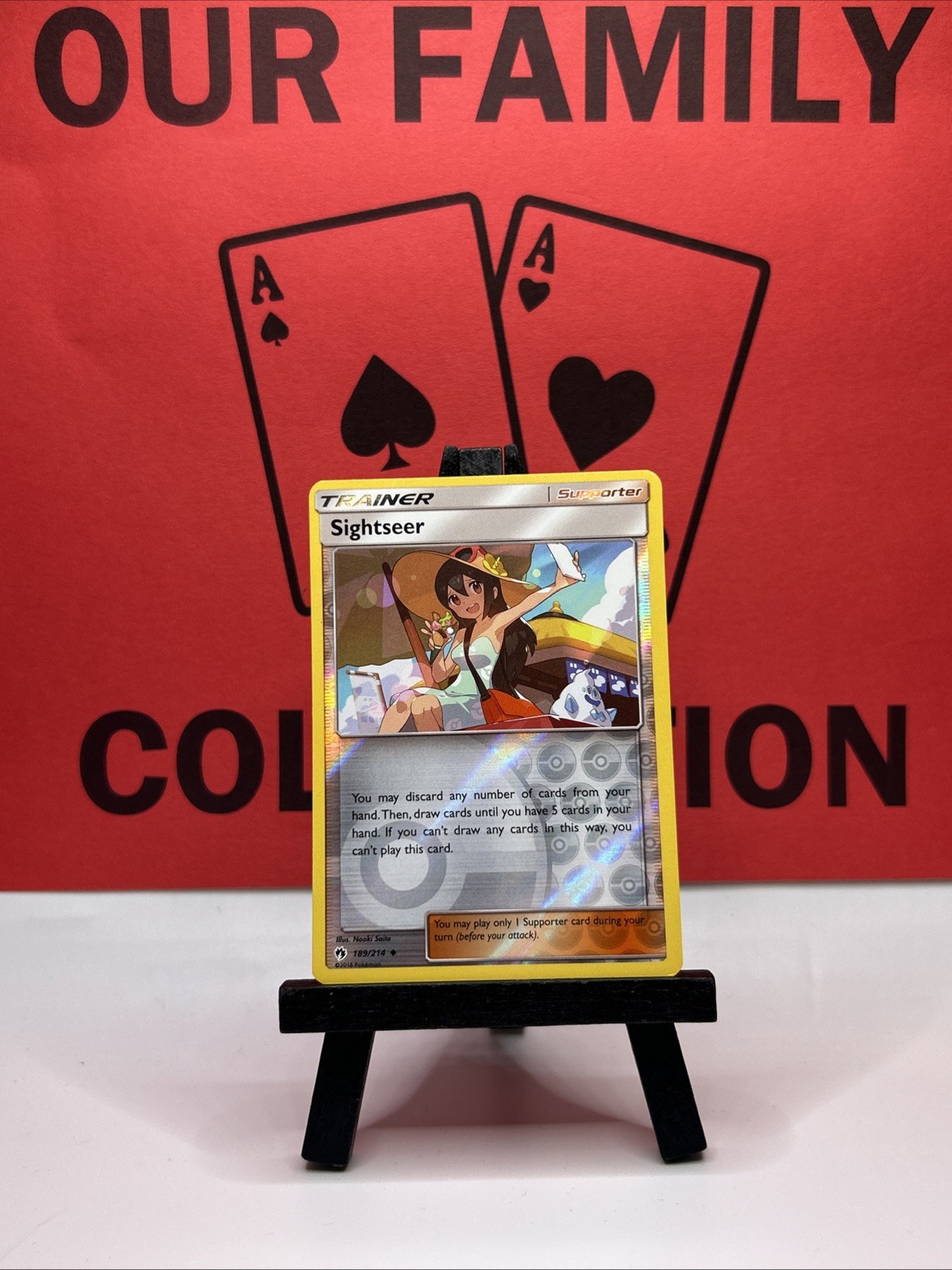 Sightseer Uncommon SM - Lost Thunder 189/214 Reverse Holo Pokemon TCG