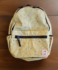 LOLA Backpack Star Medium Traditional Classic School Zipped Pocket Petal Citrus
