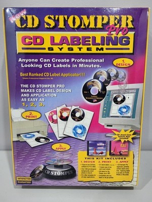 CD Stomper Pro CD Labeling System Design Software NEW Sealed 