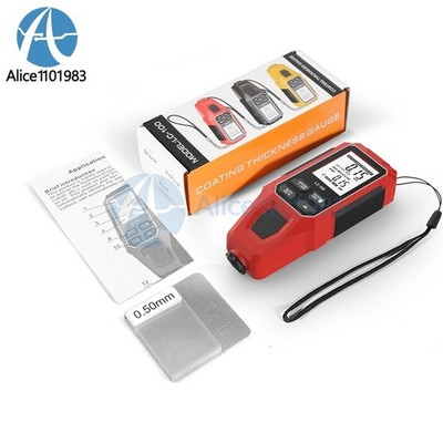 LC-100 Coating Thickness Gauge Meter 0-2000μm Car Paint Film Thickness Tester #f