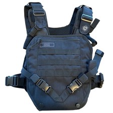 MISSION CRITICAL MILITARY STYLE BABY CARRIER BLACK EUC Tactical Dad Gear