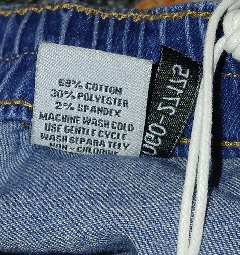 Jeans skater GOGO taglia 17/33 donna blu misto cotone elasticizzato gamba larga nuovo - Foto 14 di 17