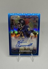 2024 Topps Chrome - Autographs Nolan Cromwell #BA-NCR Blue Refractor /150 (AU)