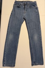 Levi’s 505 Men’s Slim fit Jeans Size W28 L30 Blue Stretch Denim Zip Fly cotton  