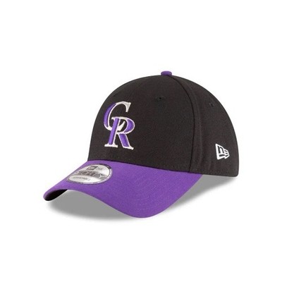 Men s Colorado Rockies MLB The League TT 9Forty Blck Adjustable Hat - Size: OSFA