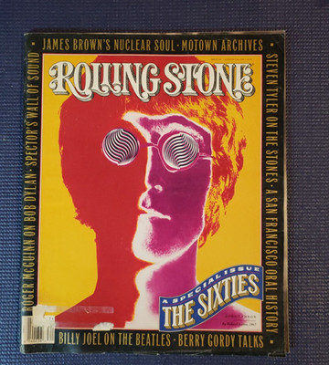 ROLLING STONE MAGAZINE # 585 August 1990 / Special Issue / Lennon Dylan Brown G