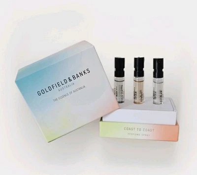 GOLDFIELDS & BANKS Goldfield & Banks Eau de Parfum Discovery Set Sunset Hour Bohemian Lime Rock Mos