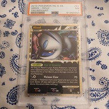 2010 POKEMON TRIUMPHANT ABSOL PRIME #91 ULTRA RARE PSA 7 NM HGSS Gold Silver 8