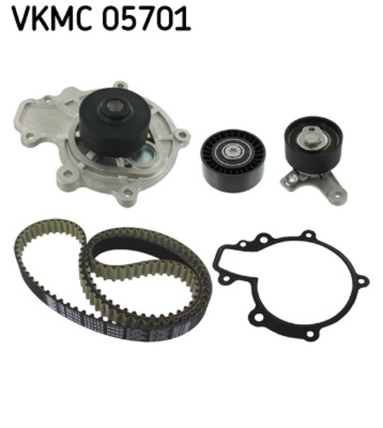 SKF Wasserpumpe + Zahnriemensatz Vkmc 05701 FüR Opel Antara Chevrolet Captiva-image