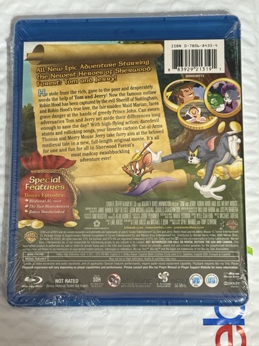 Tom und Jerry: Robin Hood und seine lustige Maus (Blu-ray) brandneu fabrikversiegelt - Bild 2 von 2