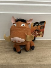 NWT Lion King Pumba Plush Pendant Keyring/ Bag, 30th Anniversary 2014, 5 Inches