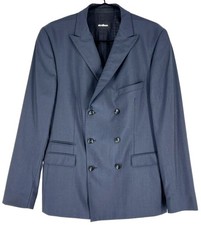 Strellson Mens Owen-Jesper 65 Wool Blazer Jacket Size 50 Gray