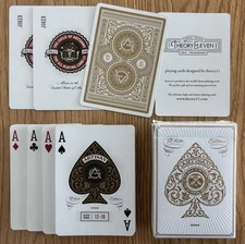 Theory 11 Premium Playing Cards Artisan White Edition USA Opened Complete